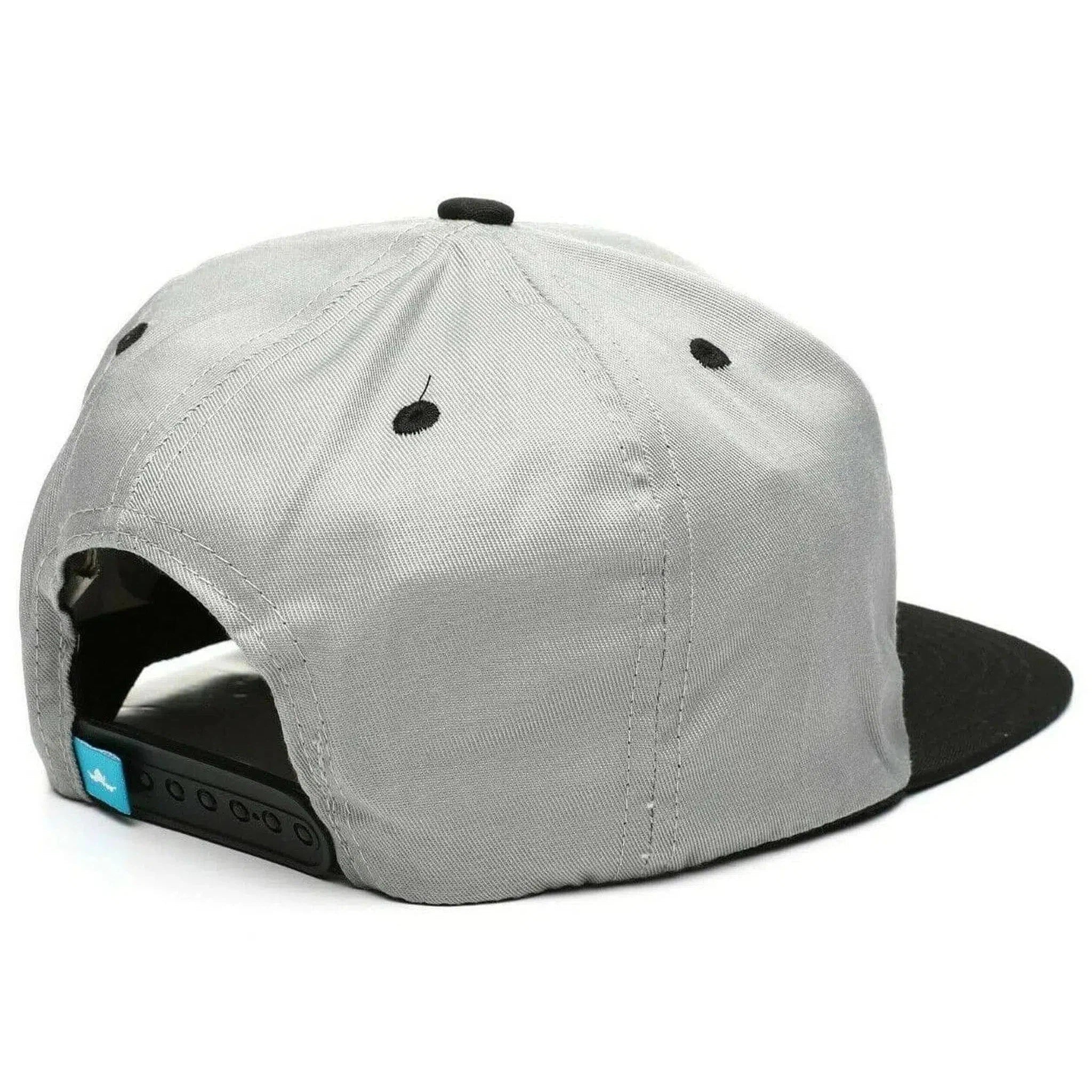 Fly Society Fly Planes 2 Tone Color Gray & Black Adjustable Snapback Hat