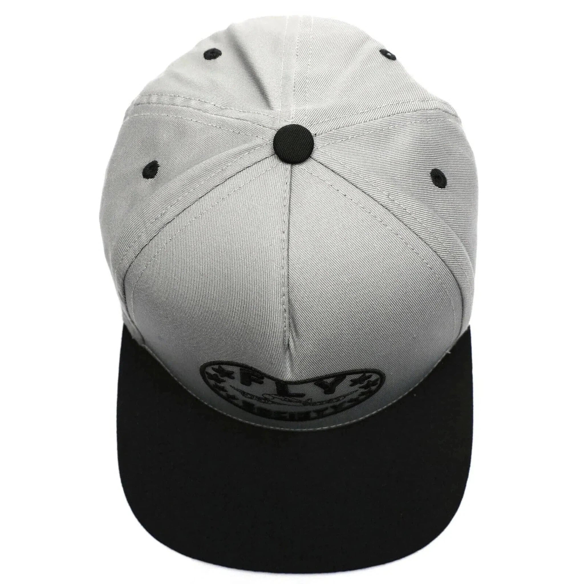 Fly Society Fly Planes 2 Tone Color Gray & Black Adjustable Snapback Hat