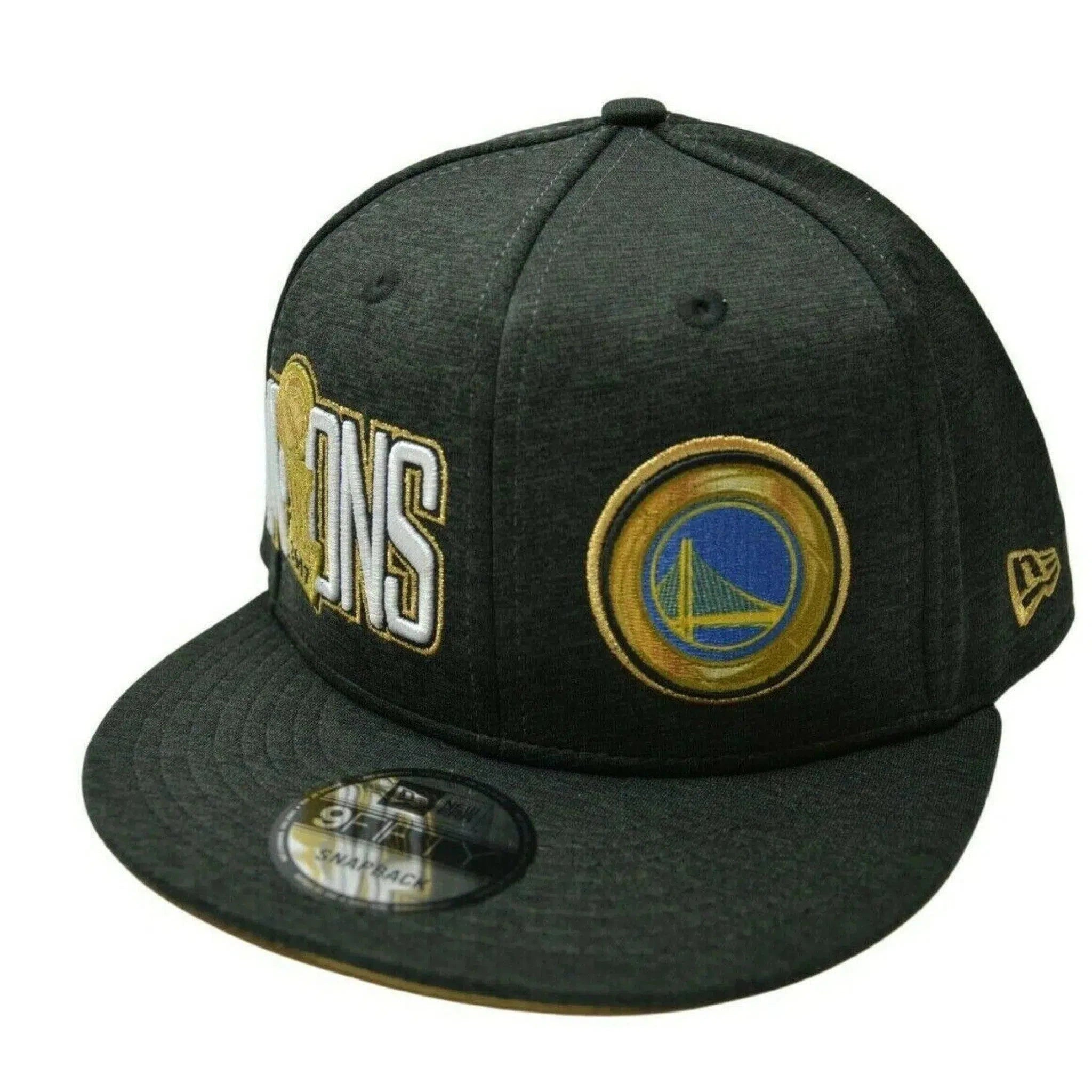 Golden State Warriors NBA 2017 Champions 9FIFTY Flat Bill Snapback Hat by New Era