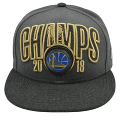 Golden State Warriors NBA Champions 9FIFTY Gray Snapback Hat by New Era