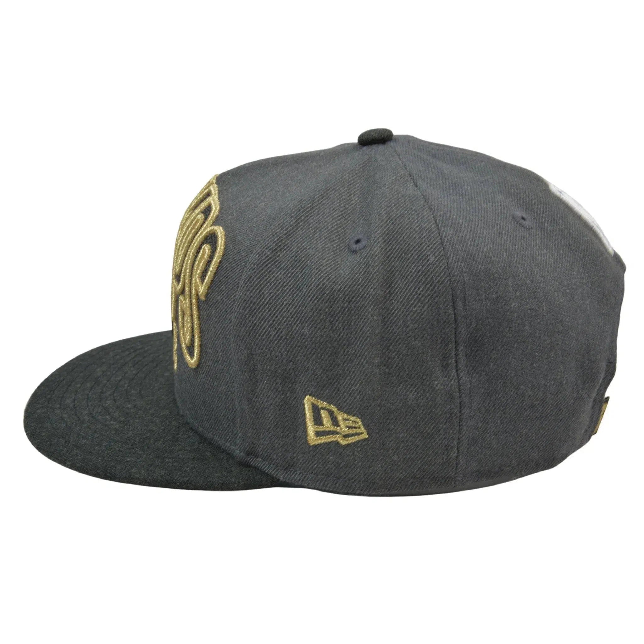 Golden State Warriors NBA Champions 9FIFTY Gray Snapback Hat by New Era