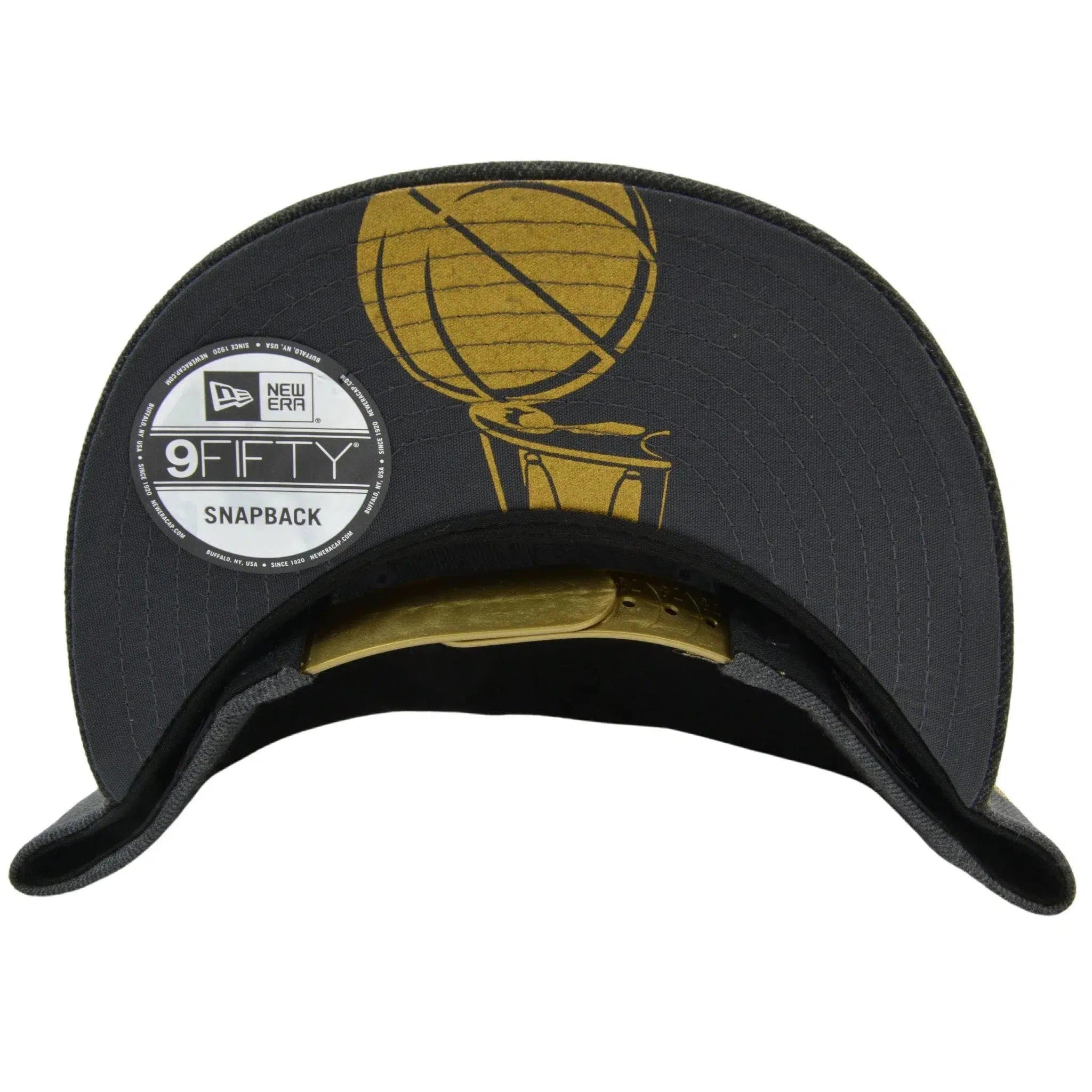 Golden State Warriors NBA Champions 9FIFTY Gray Snapback Hat by New Era