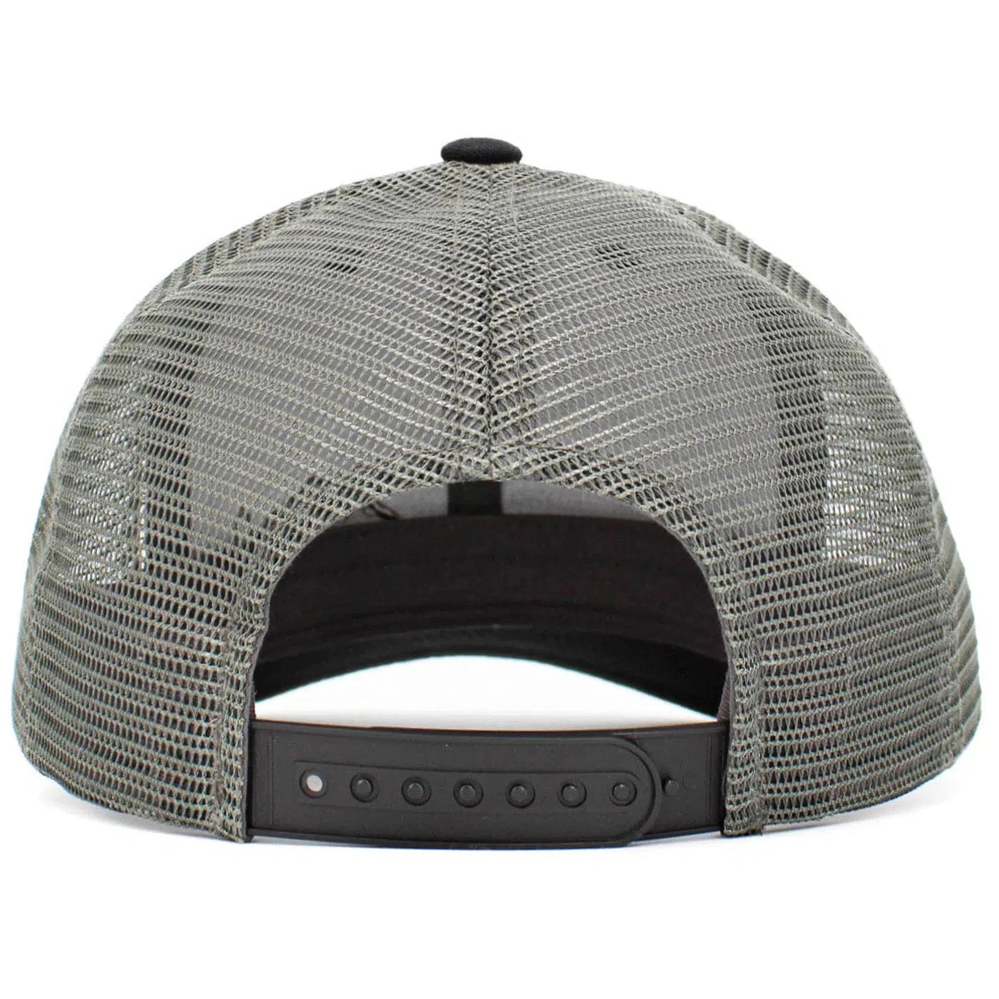 Great Outdoors Wild Mountain Black & Gray Snapback Cap Trucker Hat