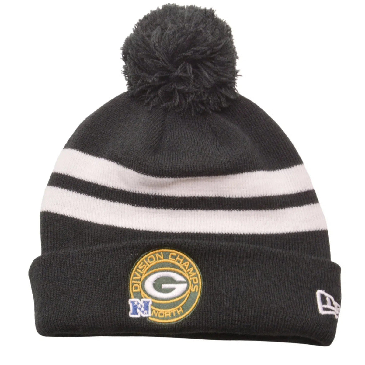 Green Bay Packers New Era NFC Champs NFL Team Knit Beanie Pom Pom Winter Hat