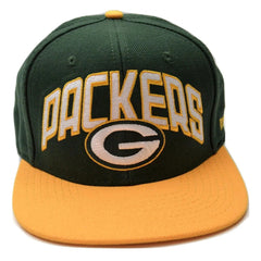 Green Bay Packers Reebok NFL Football Team Logo Flat brim Snapback Cap Hat