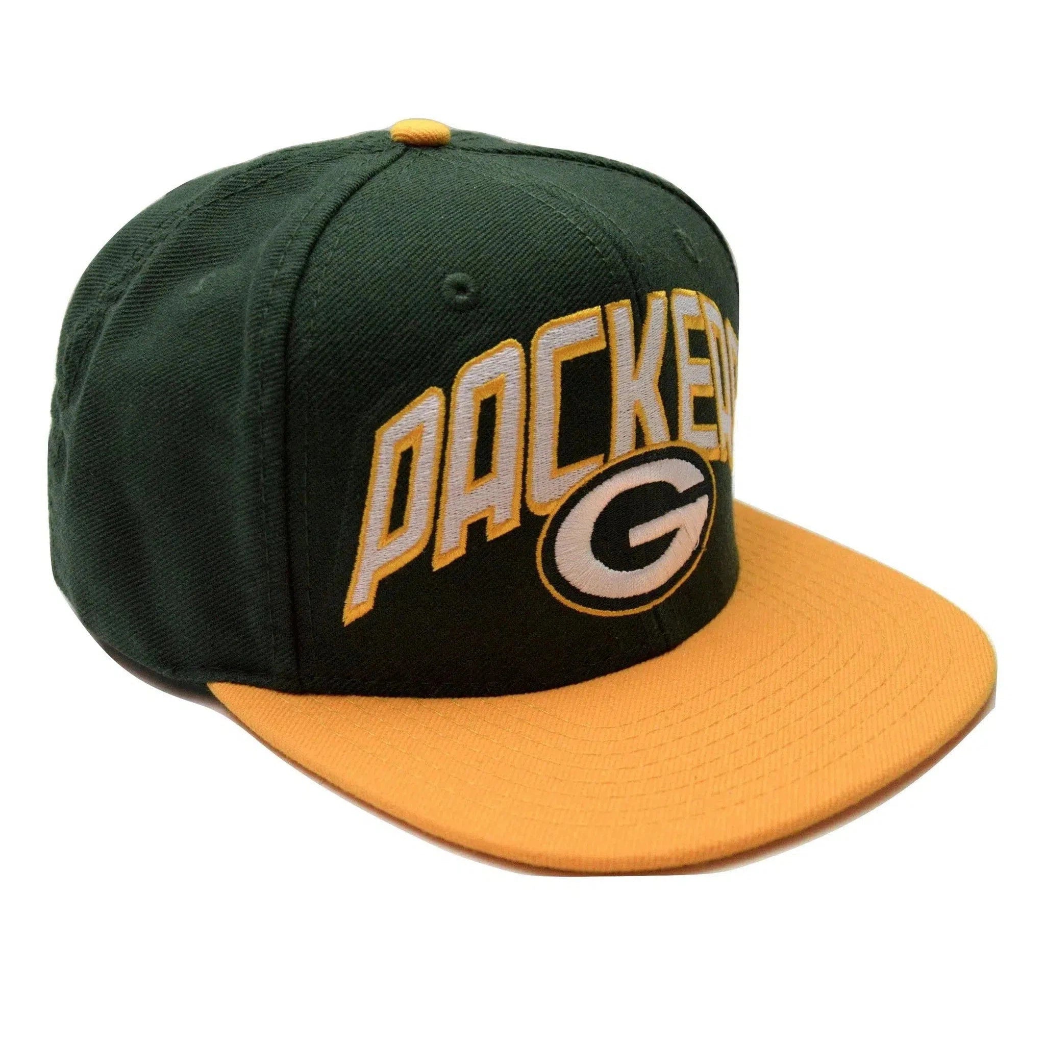 Green Bay Packers Reebok NFL Football Team Logo Flat brim Snapback Cap Hat