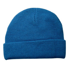Grenade Max Beanie Blue Ribbed Cuffed Knit Watch Cap Toque Style Winter Hat