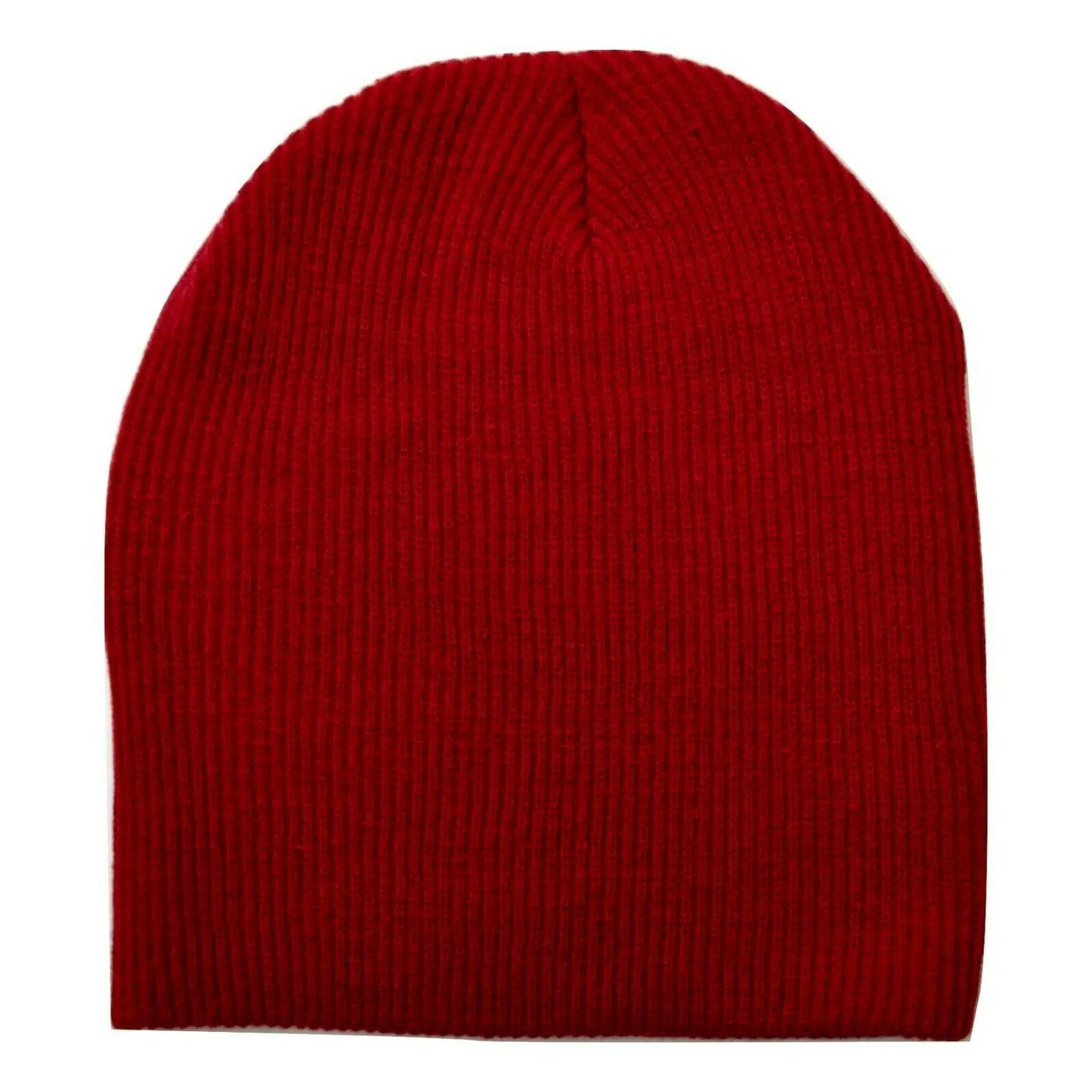Grenade Thunder Dome Red Long Ribbed Knit Beanie Toque Style Winter Hat