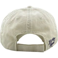 Hot Mess Mama Vintage Distressed Adjustable Stone Khaki Women's Baseball Hat