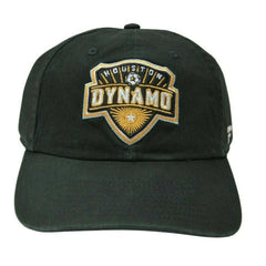 Houston Dynamo MLS Soccer Team Black Slouch Dad Hat Adjustable Cap