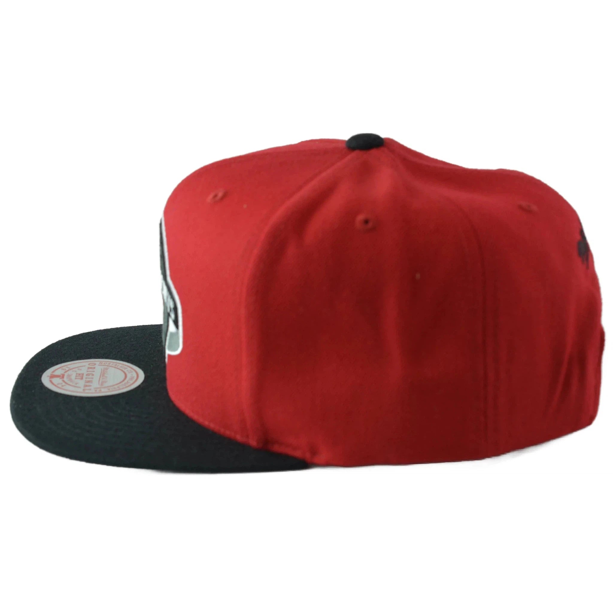 Houston Rockets 2 Tone NBA Team Wool Blend Men's Snapback Hat by Mitchell & Ness