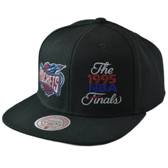 Houston Rockets Double Whammy 1995 NBA Finals Mens Snapback Hat by Mitchell & Ness