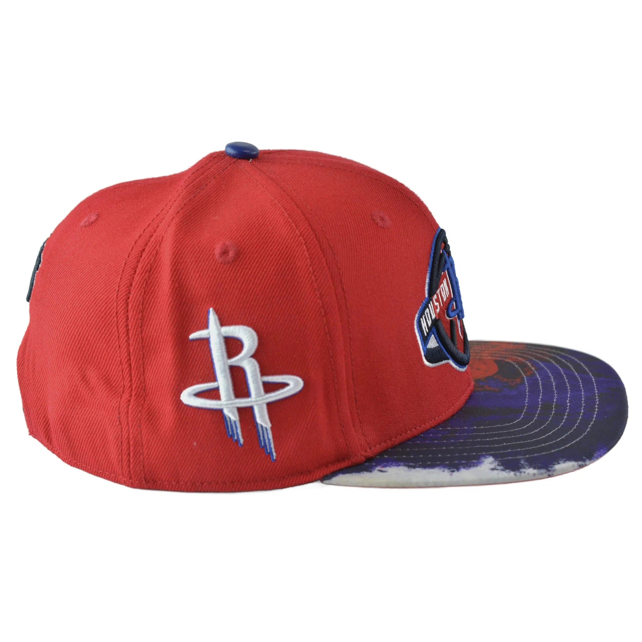 Houston Rockets NBA Dip Dye Team Wool Blend Men's Snapback Hat by Pro Standard