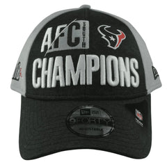 Houston Texans New Era 9FORTY AFC South Champions 2 Tone Gray Adjustable NFL Hat