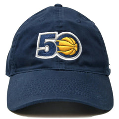 Indiana Pacers Adidas NBA Anniversary Basketball Slouch Dad Hat