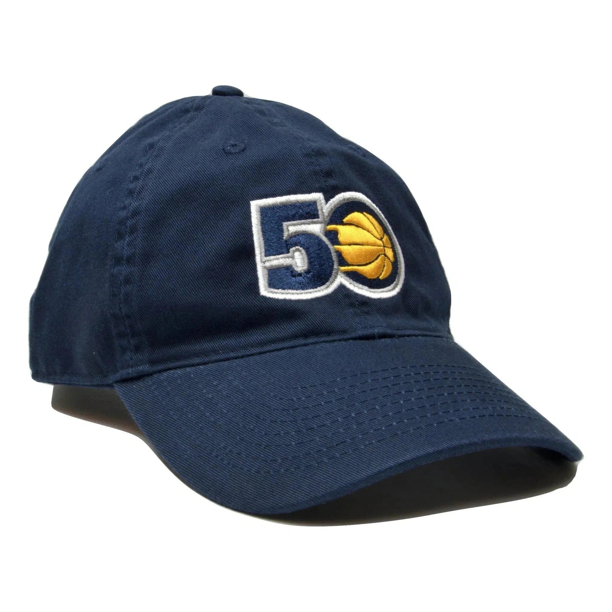 Indiana Pacers Adidas NBA Anniversary Basketball Slouch Dad Hat