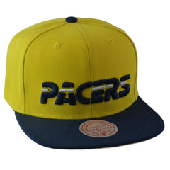 Indiana Pacers NBA Team DNA 2 Tone Men's Snapback Hat by Mitchell & Ness