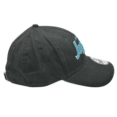 Jacksonville Jaguars New Era 9TWENTY Retro Script NFL Team Logo Adjustable Black Hat