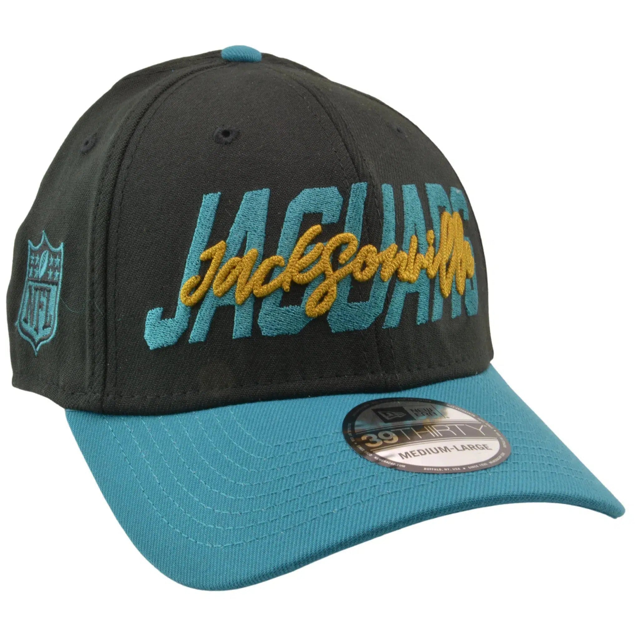 Jacksonville Jaguars New Era NFL Draft 22 Official 39THIRTY Flex Hat