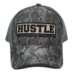 KB ETHOS Hustle 24/7 365 Gray Camouflage Trucker Style Cap