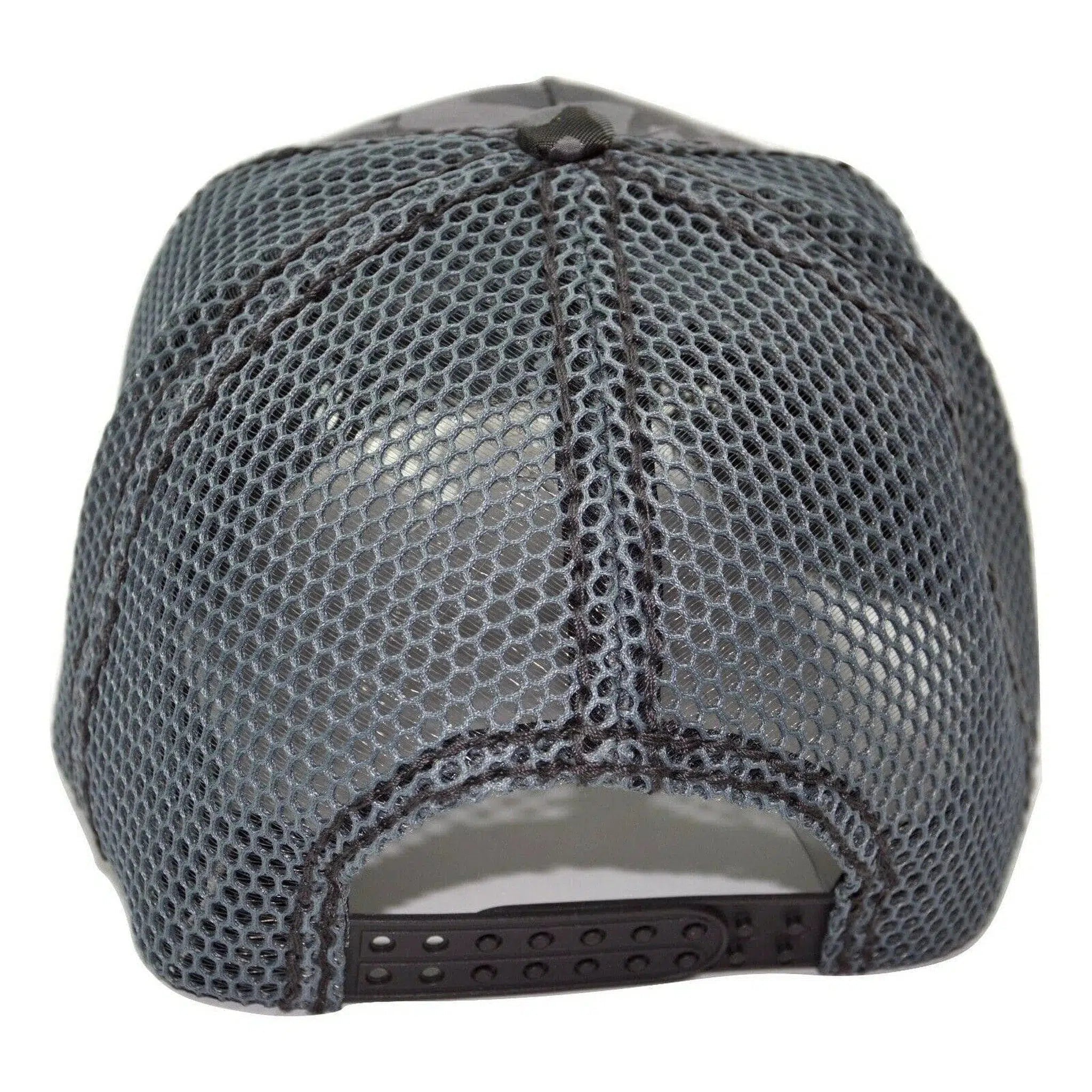 KB ETHOS Hustle 24/7 365 Gray Camouflage Trucker Style Cap