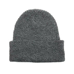 KB ETHOS Knit Heather Gray Slouch Beanie Winter Hat Style Toque