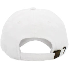 KB Ethos Pride Distressed Dad Hat – White Cotton Rainbow Flag Cap