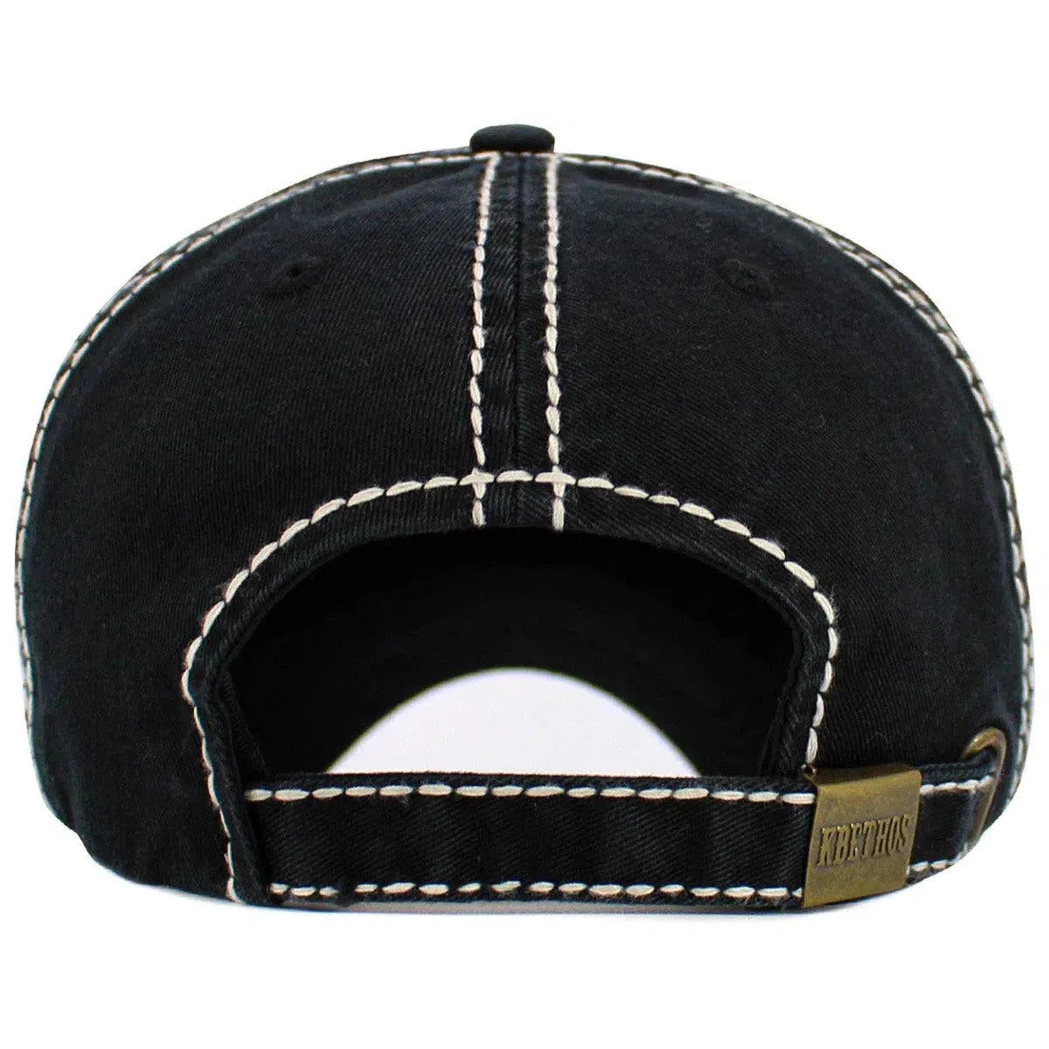 "Pickleballer" Vintage Adjustable Black Distressed Pickleball Hat by KB Ethos