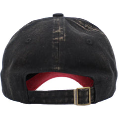 Eat Sleep Race Vintage Distressed Black Adjustable Racing Cap Hat by KB Ethos