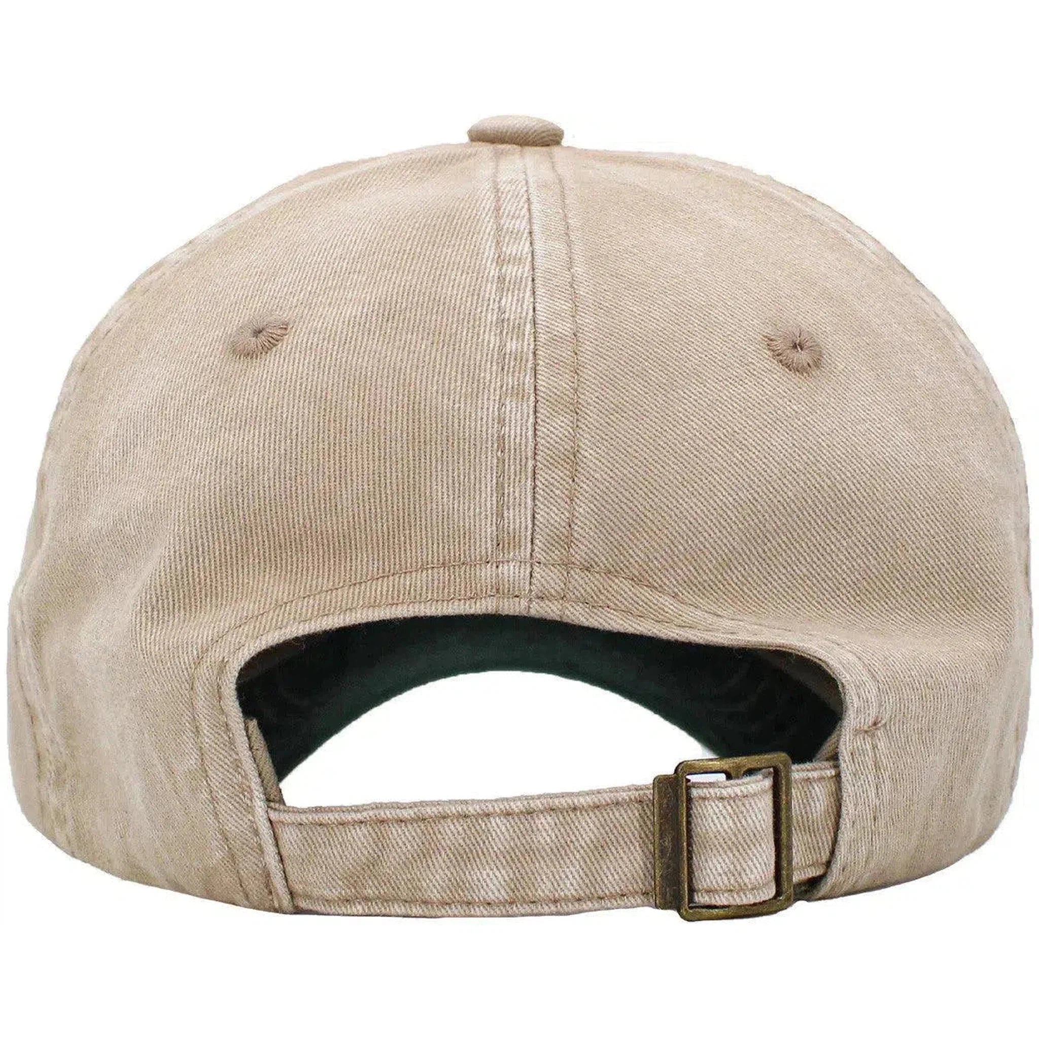 Eat Sleep Race Vintage Distressed Beige Khaki Racing Cap Hat