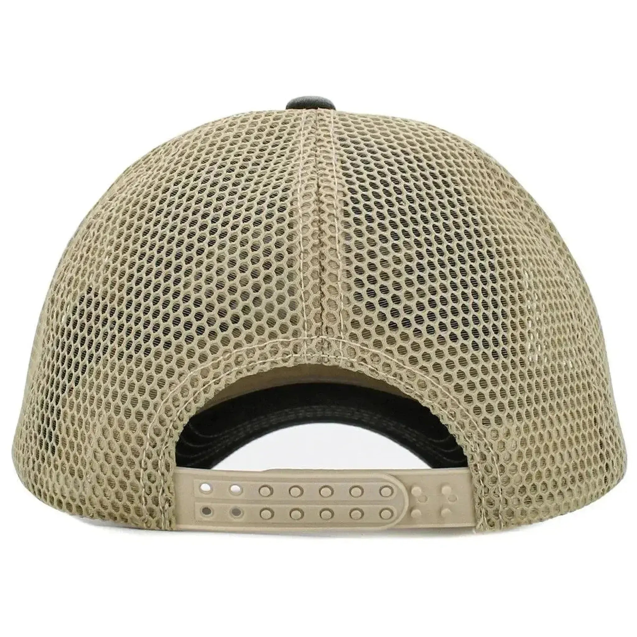 Lake Life Mesh Snapback Cap – KB Ethos Vintage Olive Drab & Khaki Hat