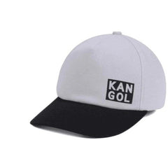 Kangol Cut Out Logo Baseball Style Stretch Fit Logo Gray Cap