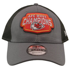 Kansas City Chiefs New Era 9FORTY NFC North Champions 2 Tone Gray NFL Hat