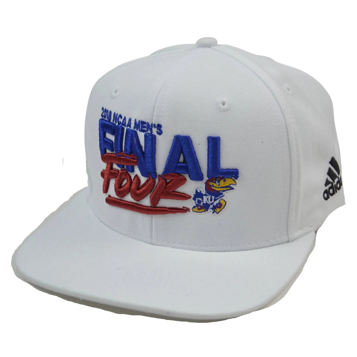 Kansas Jayhawks Adidas NCAA 2018 Final Four Basketball Snapback Flat Bill Hat