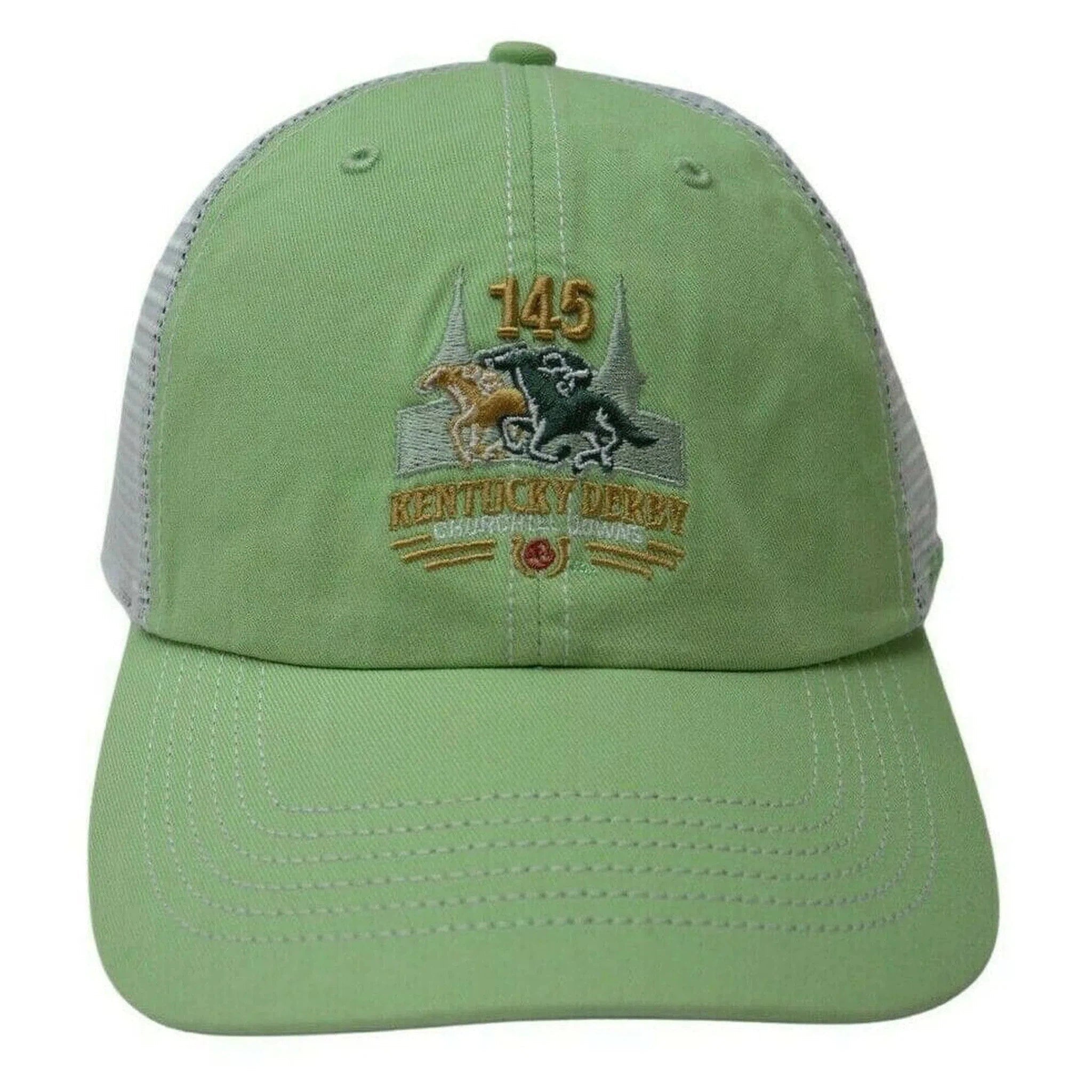 Kentucky Derby Churchill Downs Lime & White 2 Tone '47 Trawler Clean Up Hat