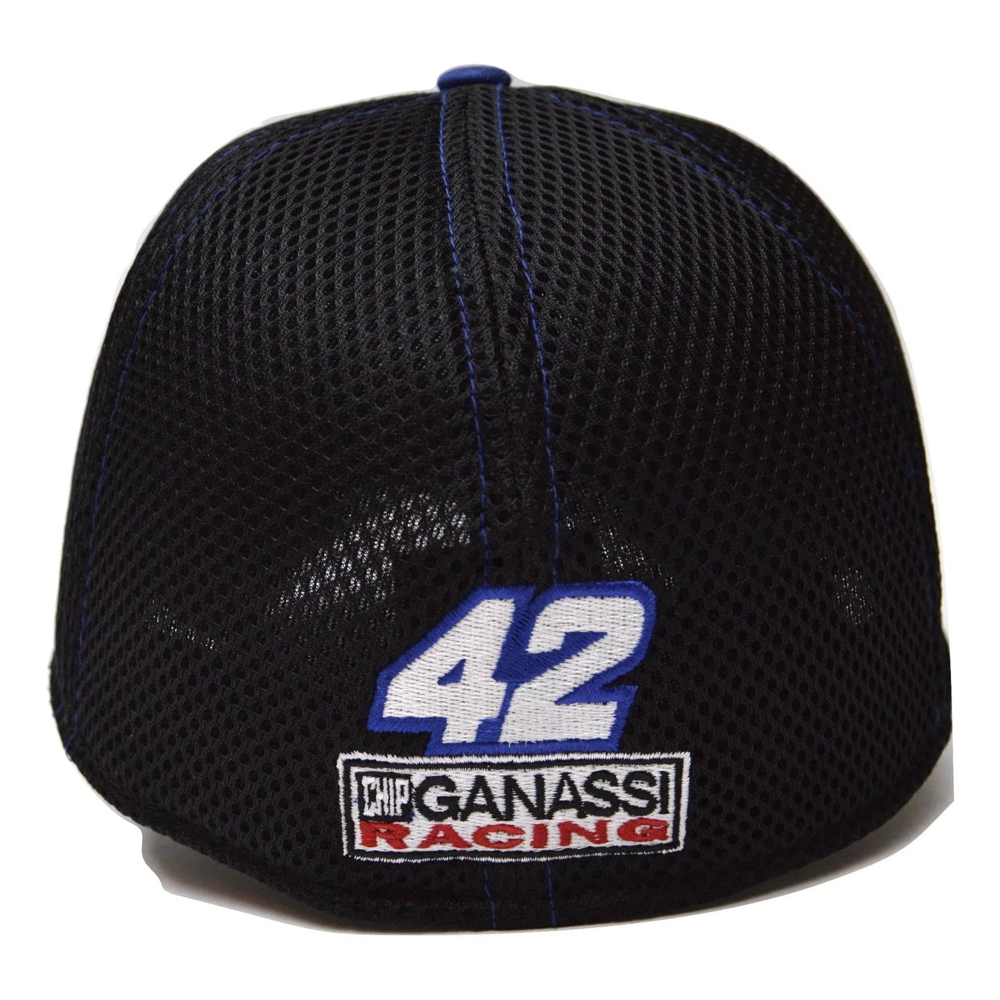 Kyle Larson New Era Credit One Black Neo Sponsor 2 Tone 39THIRTY Flex Fit Hat