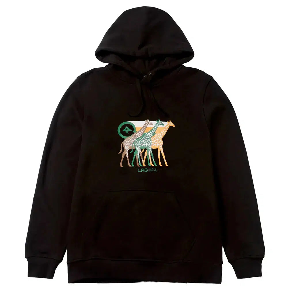 LRG Lifted Research Group Lifted Giraffe Hoodie Black Men's Hooded Sweatshirt