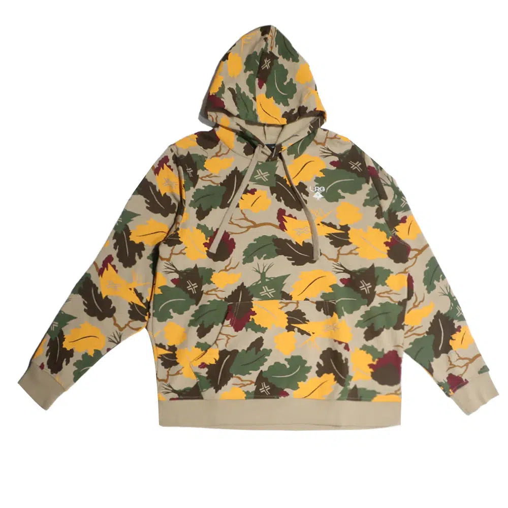 LRG Lifted Research Group Lifted Leaf Peeping Camo Hoodie Khaki Men's Hooded Sweatshirt