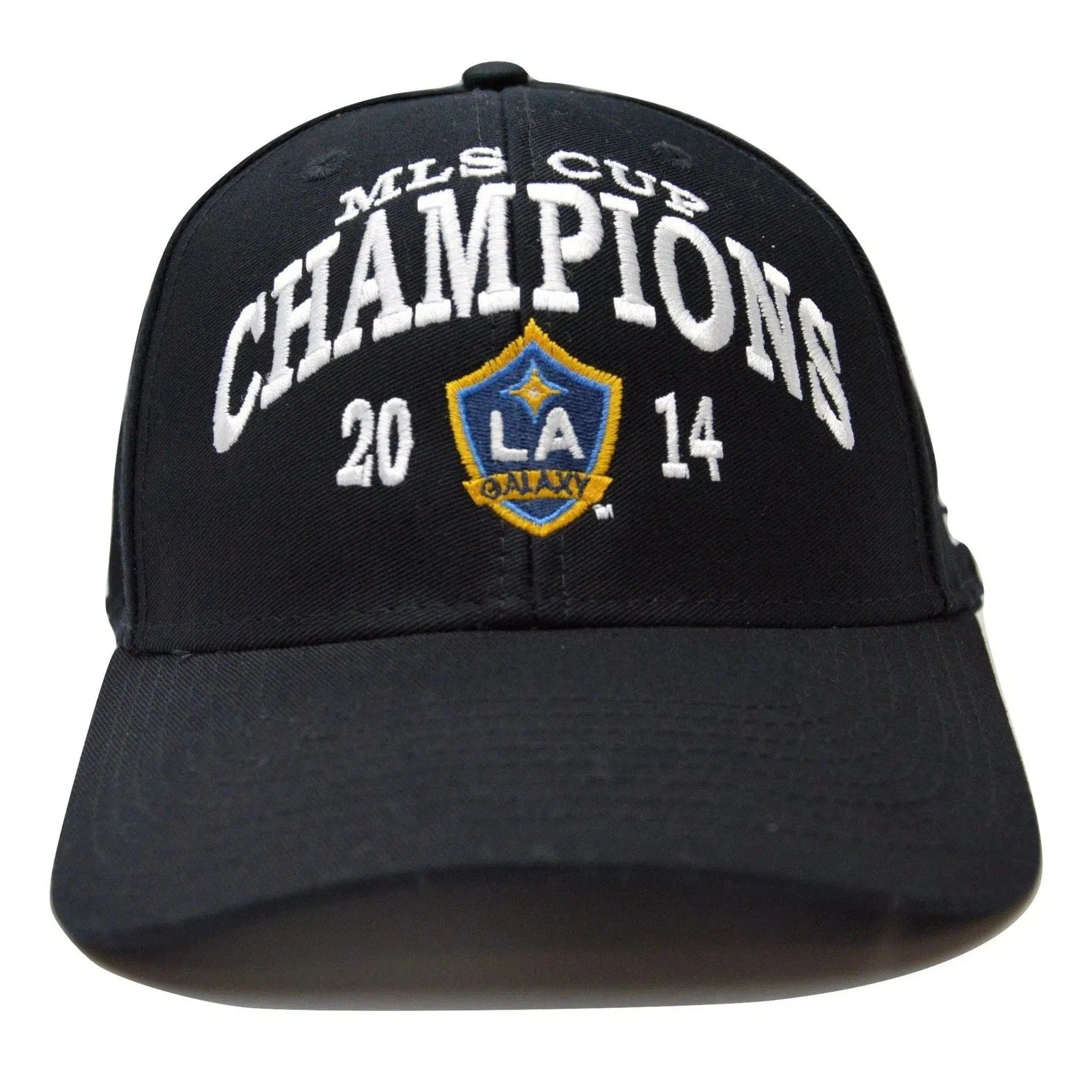 LA Galaxy Adidas Adjustable 2014 MLS Cup Champions Soccer Cap