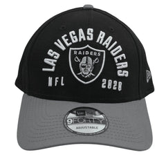 Las Vegas Raiders New Era 9FORTY NFL Papa Giorgio 2 Tone Adjustable Hat