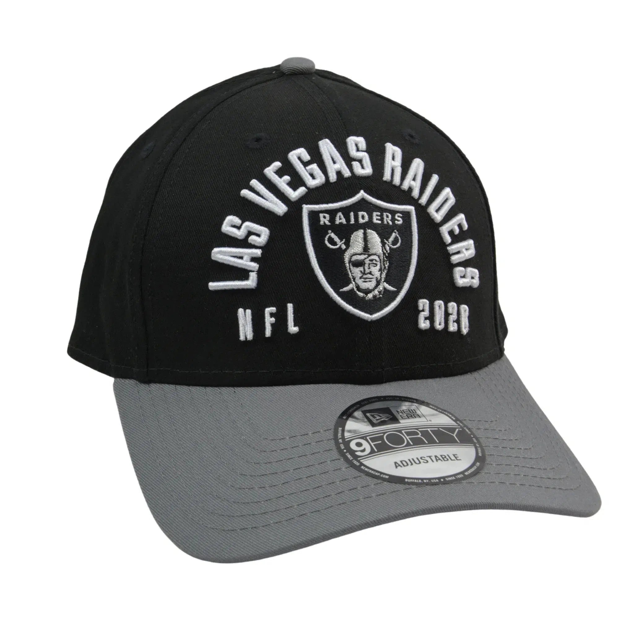 Las Vegas Raiders New Era 9FORTY NFL Papa Giorgio 2 Tone Adjustable Hat