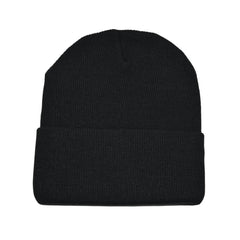 Legend Black Cuffed Knit Winter Hat Watch Cap Beanie