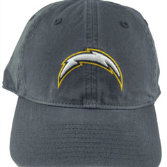 Los Angeles Chargers NFL Team Apparel Relaxed Adjustable Gray Football Hat