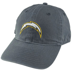 Los Angeles Chargers NFL Team Apparel Relaxed Adjustable Gray Football Hat