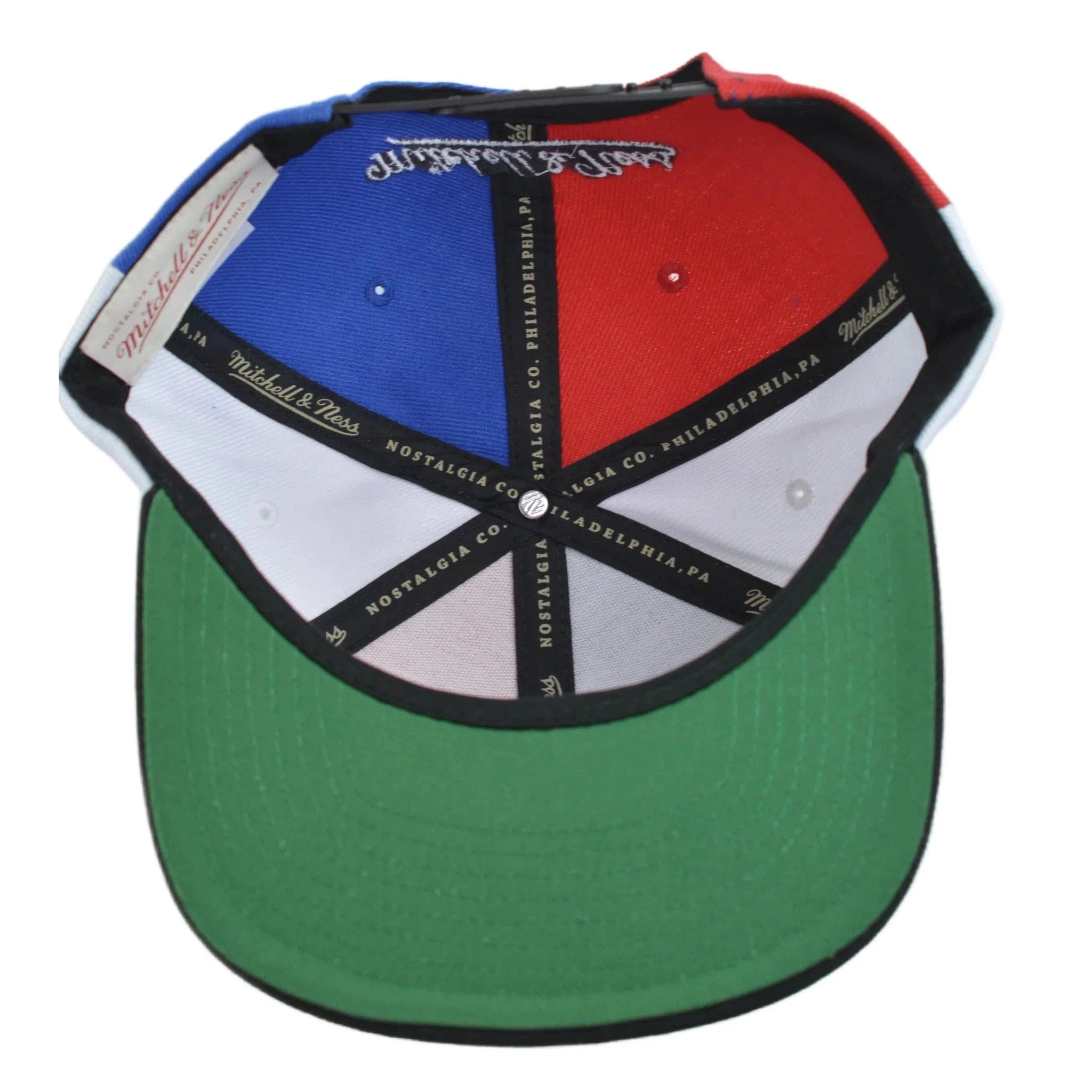 Los Angeles Clippers NBA Team Era Pinwheel Men's Snapback Cap, Flat Bill Hat by Mitchell & Ness