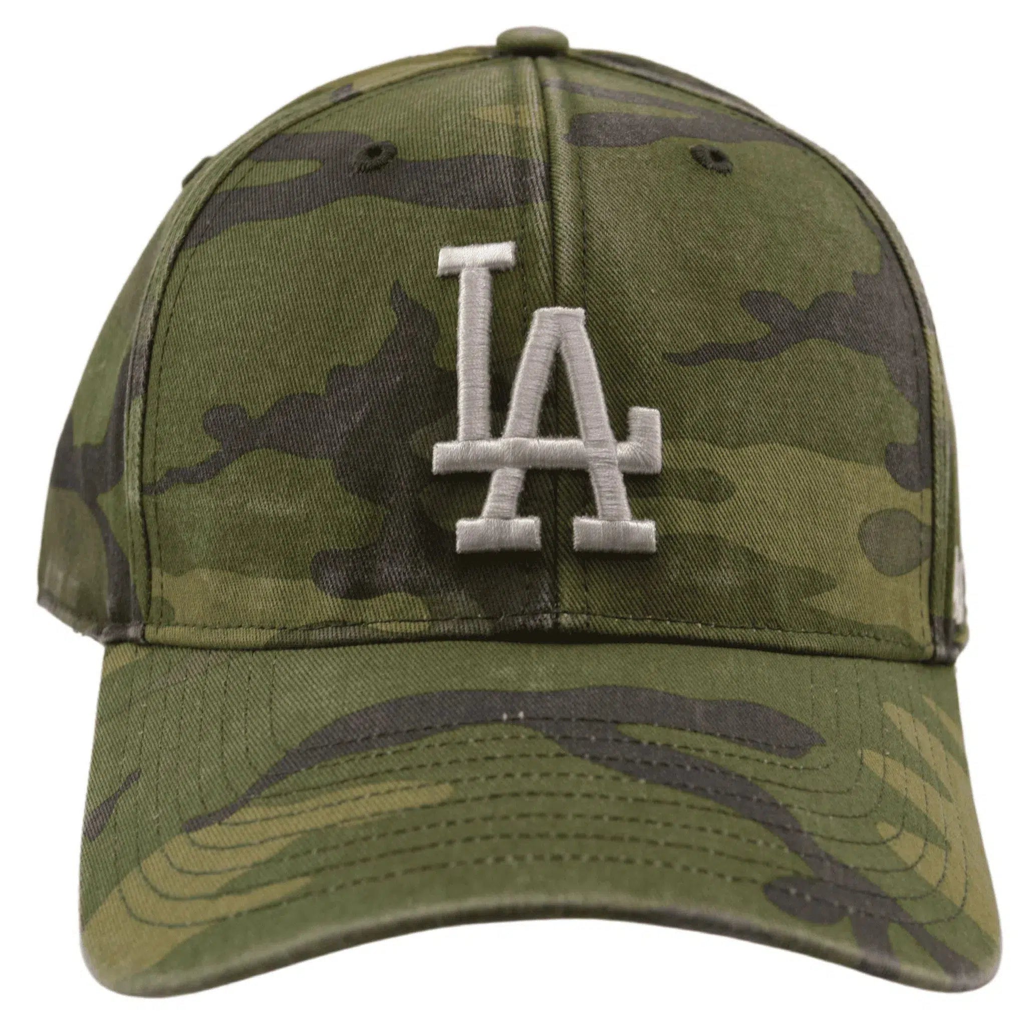 Los Angeles Dodgers MLB Woodland Camouflage Clean Up Adjustable Baseball Hat