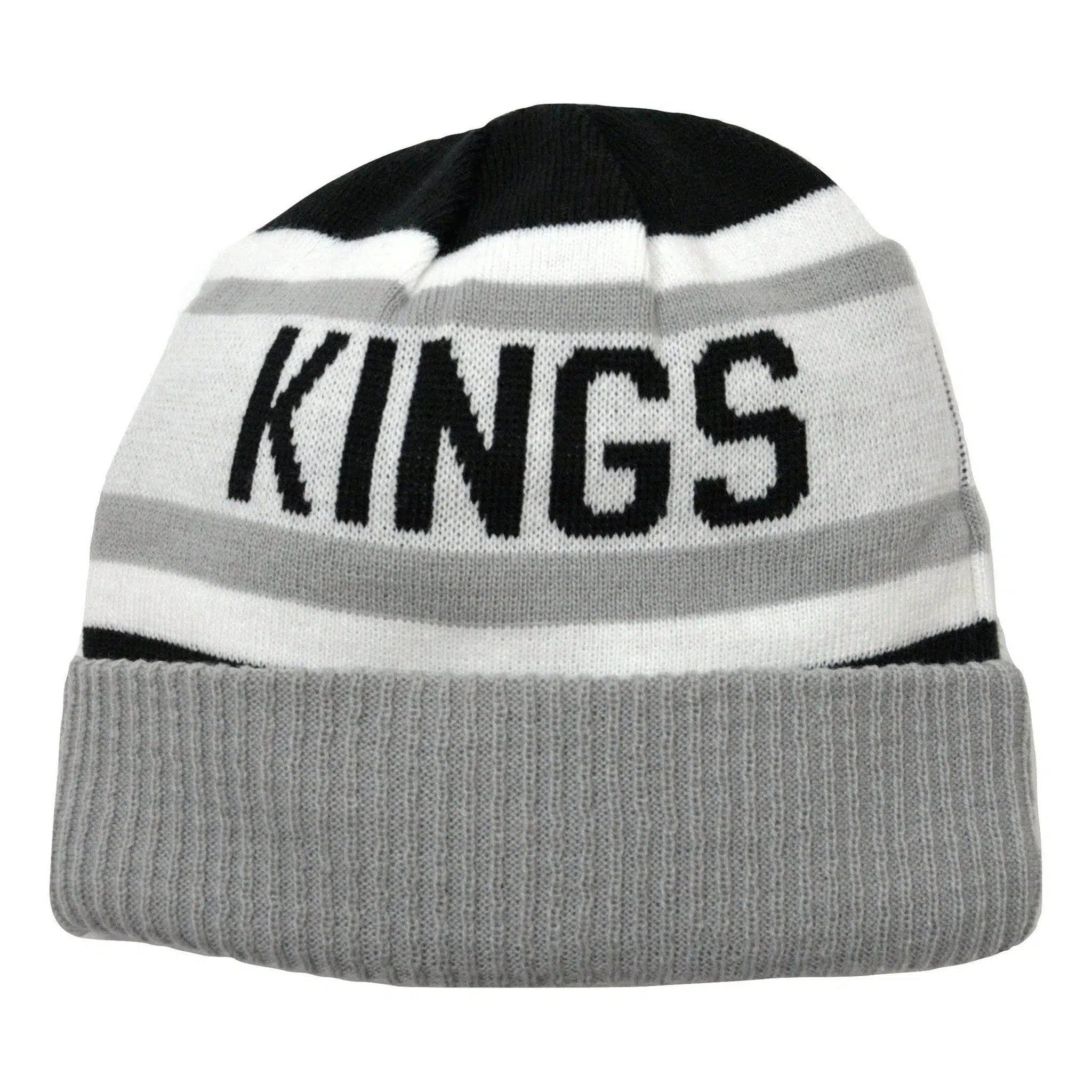 Los Angeles Kings Biggest Fan Redux NHL Ribbed Cuffed Knit Beanie Winter Hat