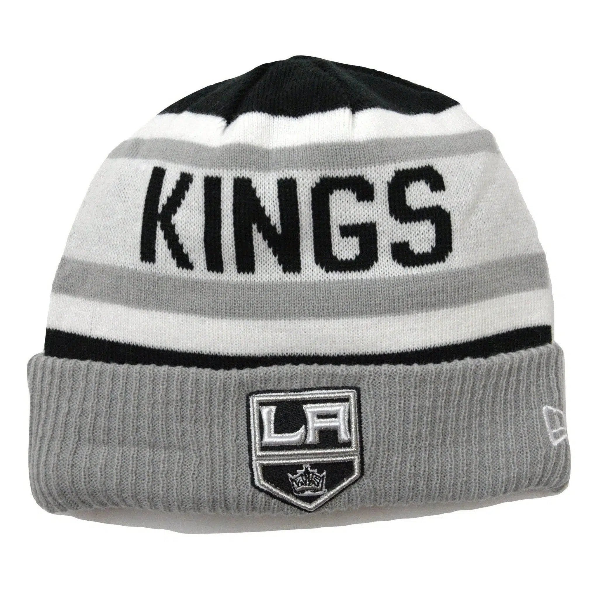 Los Angeles Kings Biggest Fan Redux NHL Ribbed Cuffed Knit Beanie Winter Hat