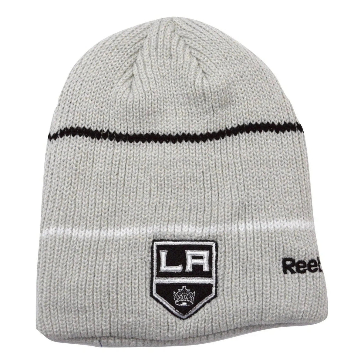 Los Angeles Kings Reebok NHL Travel & Training Ribbed Knit Beanie Winter Hat