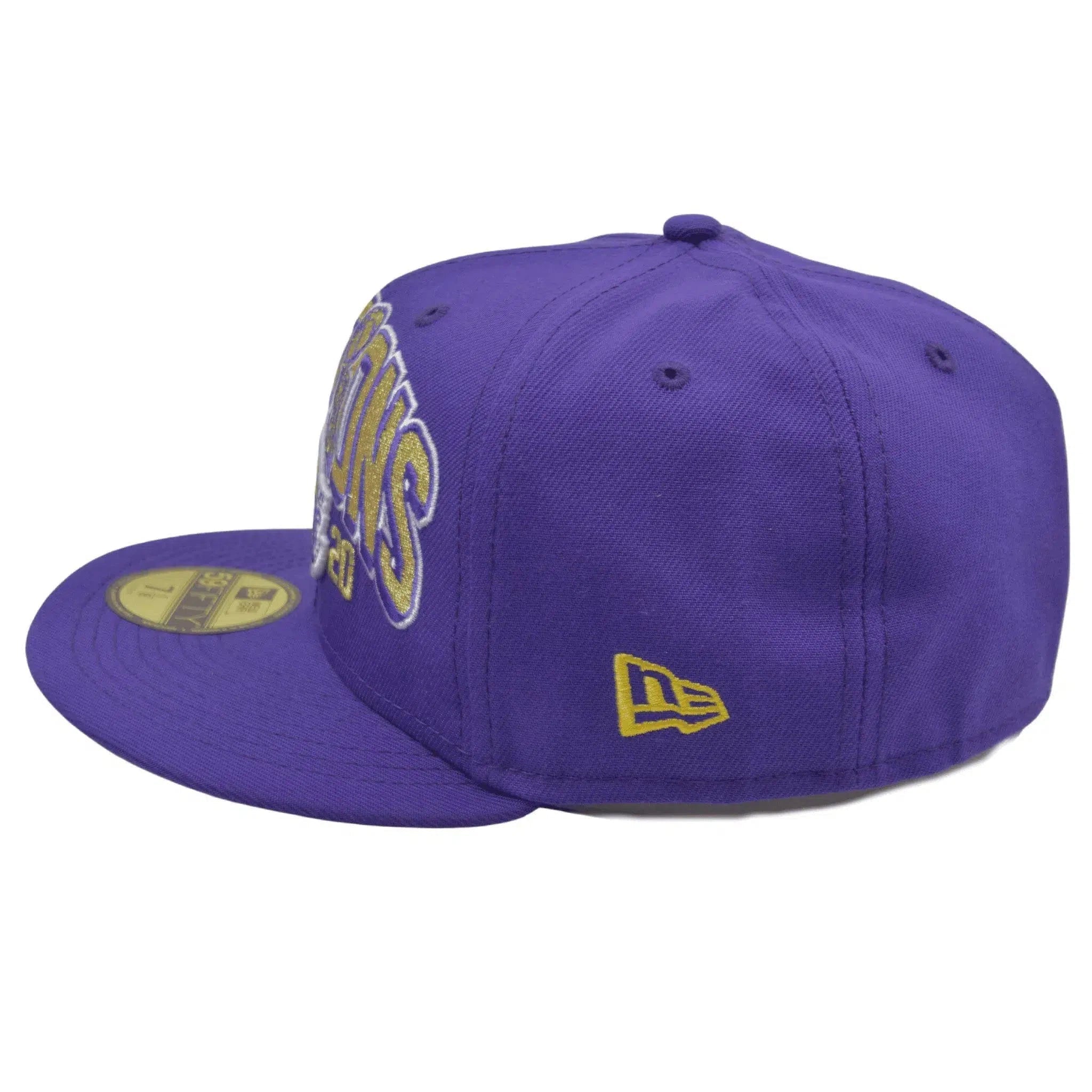 Los Angeles Lakers 59FIFTY Fitted NBA Champions Purple Basketball Hat